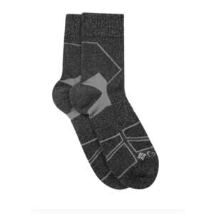Columbia Unisex Charcoal UX HK Medium Quater Hiking Socks